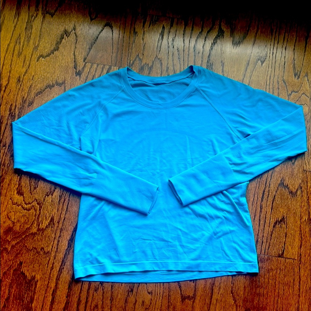 Lululemon Blue Long Sleeve Top